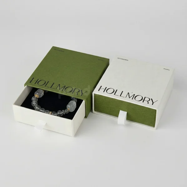 Minimalist Drawer Jewelry Gift Box with Ribbon Pull