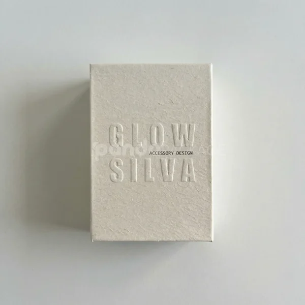 Minimalist Jewelry Rigid Box with Embossed Logo