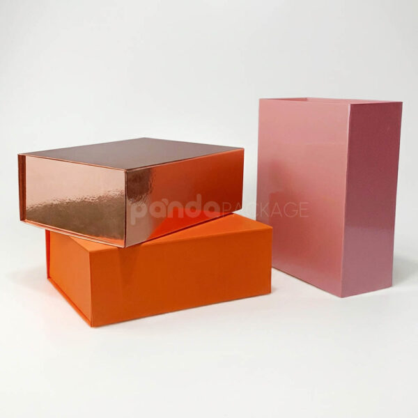 Natural Kraft Paper Magnetic Closure Rigid Gift Box