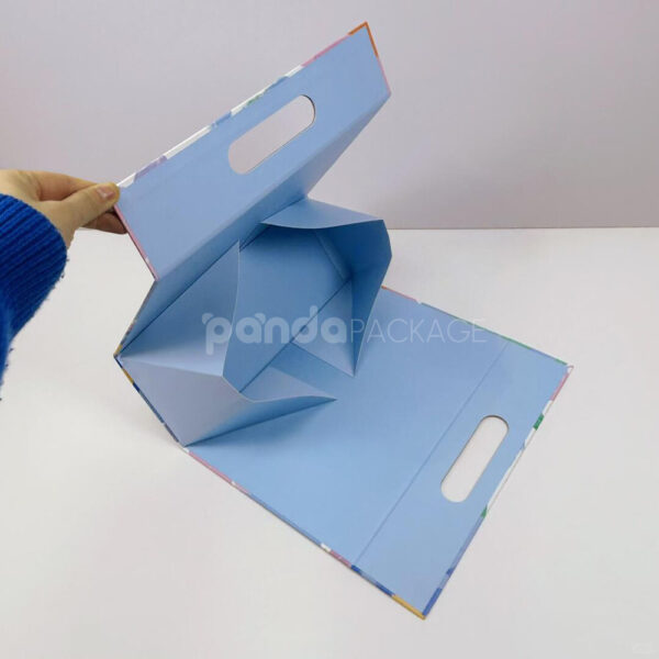 Custom Collapsible Rigid Box with Die-Cut Handle