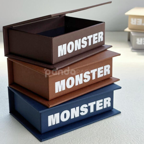 Magnetic Flip Top Book Style Rigid Packaging Box