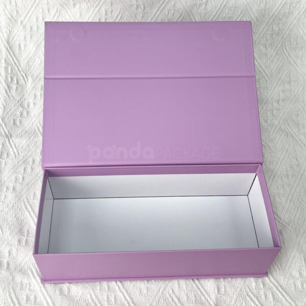 Custom Magnetic Book Style Rigid Box with Matte Finish