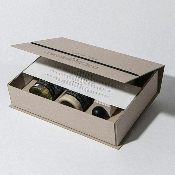 Custom Magnetic Book Style Rigid Box with Foam Insert