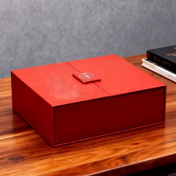 Luxury Double Door Rigid Box with Inner Display Structure