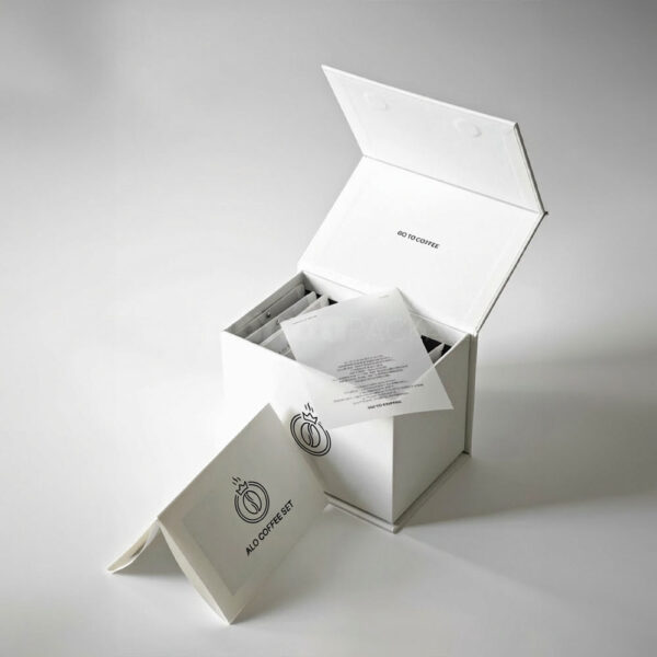 Custom Coffee Gift Set Magnetic Rigid Box
