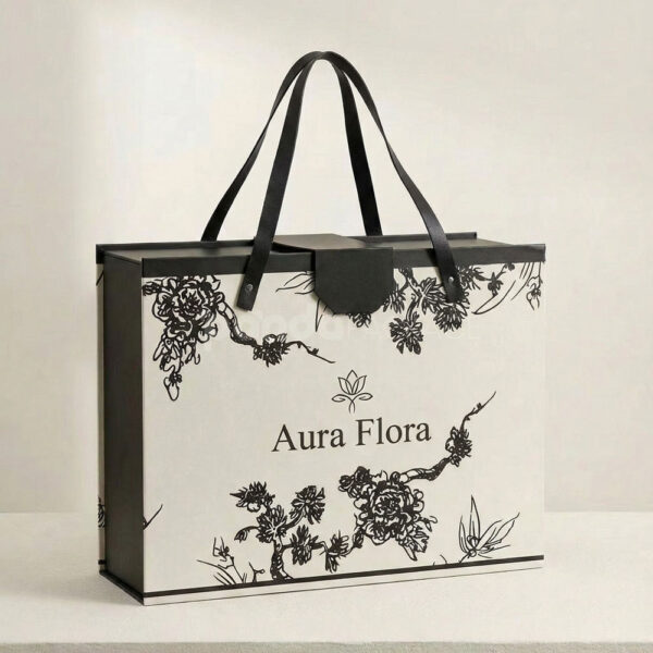 Luxury Magnetic Coffee Gift Set Rigid Box with EVA Insert