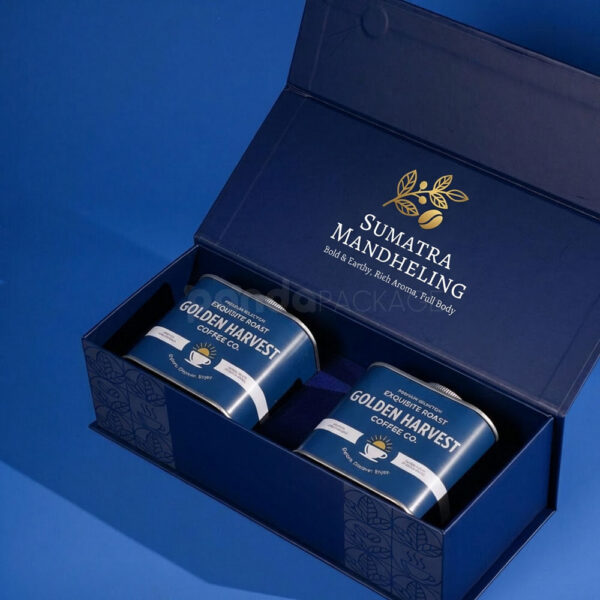 Premium Coffee Gift Packaging with Custom Insert