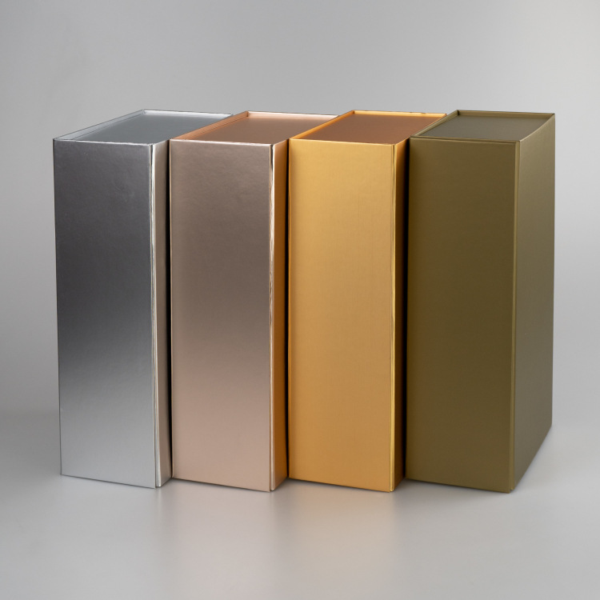 Collapsible Rigid Box with Metallic Finish for Luxury Packaging