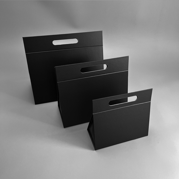 Collapsible Rigid Gift Box with Die-Cut Handle for Custom Packaging