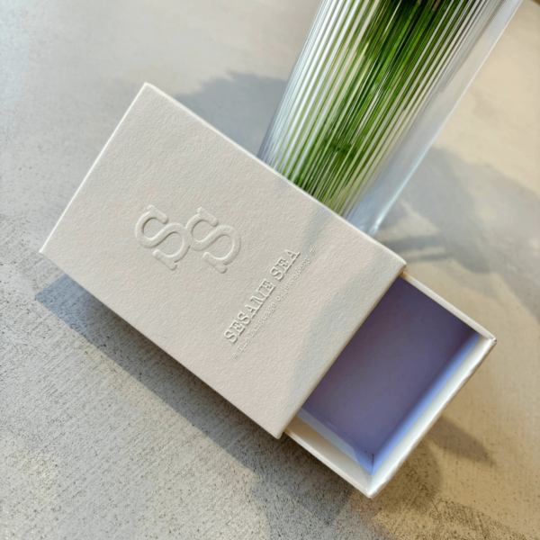Custom Double-Sided Rigid Drawer Box with Embossed Logo