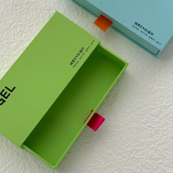 Colorful Drawer Rigid Box with Cotton Paper for Gift Packaging