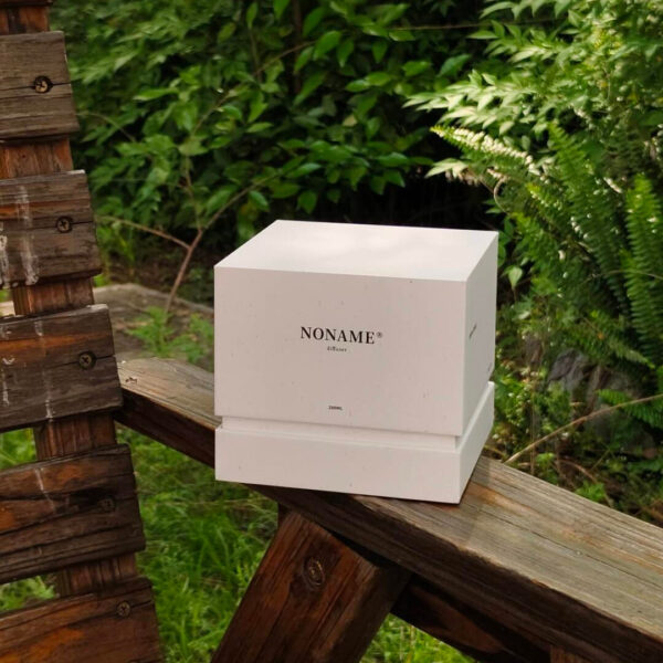 Luxury Candle Rigid Box with Lid and Base Recycled Paper Finish